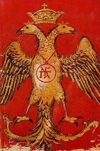 Double-headed eagle of Byzantine emperor Palaiologos